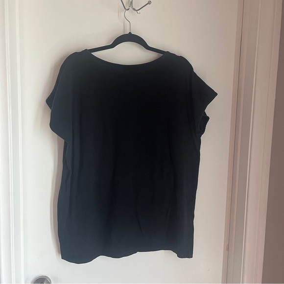 French Defense d'Afficher Black Egyptian Traveler Short Sleeve T-Shirt 80s 90s - Picture 4 of 6